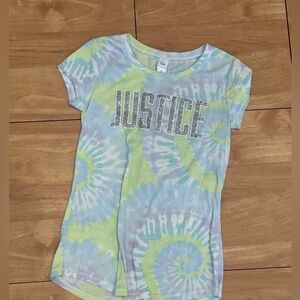 Justice Pastel Tie-Dye Tee